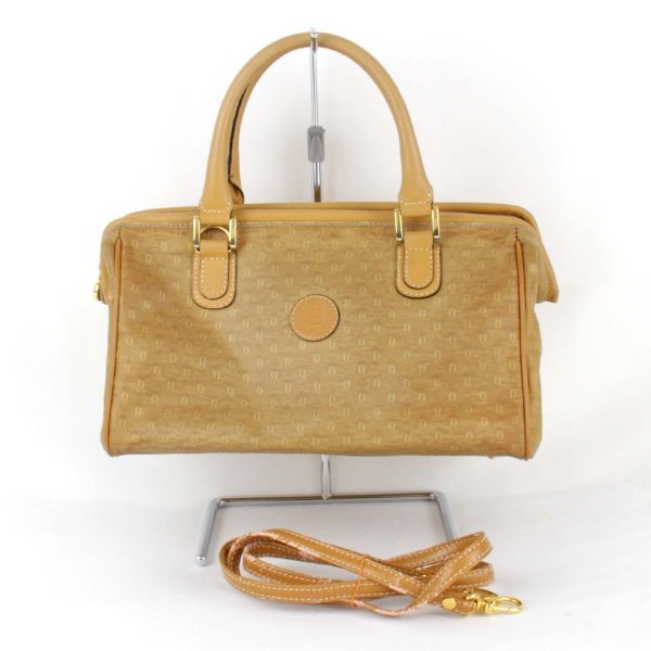 5003231207393t 1 Fendi 2 Way Mini Boston Bag PVC Beige