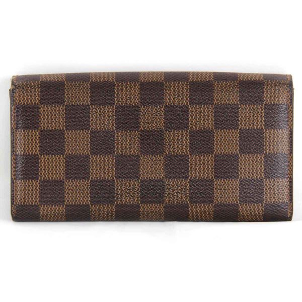 5004240308330t 2 Louis Vuitton Portefeuille Sara Long Wallet Damier Canvas