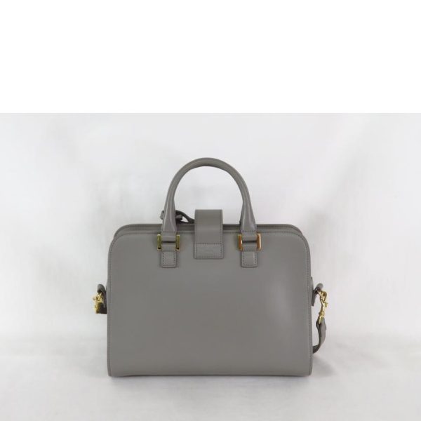 50668 2 Saint Laurent Shoulder Bag Cabas Gray