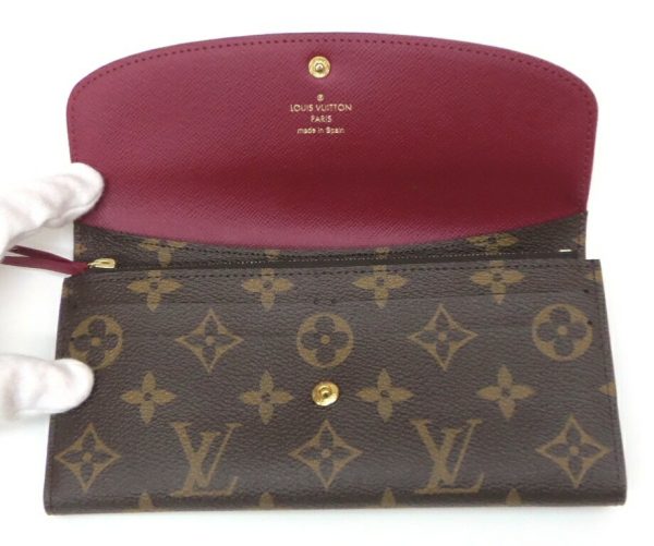 50951 4 Louis Vuitton Long Wallet Monogram Brown