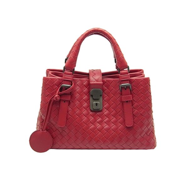 Exif JPEG PICTURE Bottega Veneta Baby Rome Leather Handbag Red