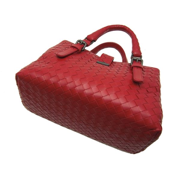 Exif JPEG PICTURE Bottega Veneta Baby Rome Leather Handbag Red