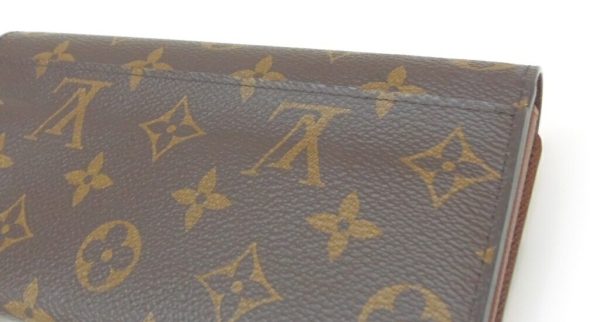 51498 7 Louis Vuitton Long Wallet Portefeuille Sala Monogram Brown