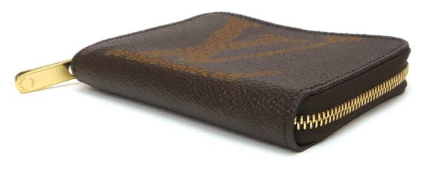 51582 3 Louis Vuitton Coin Case Zippy Monogram Brown