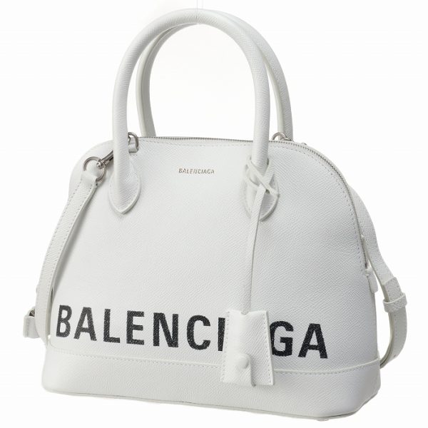 5188730ota39000 1 Balenciaga Ville Top Handle Shoulder Bag White