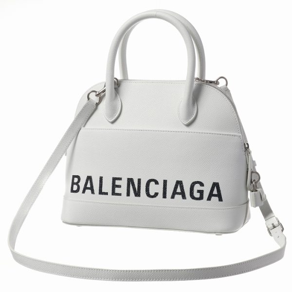 5188730ota39000 2 Balenciaga Ville Top Handle Shoulder Bag White