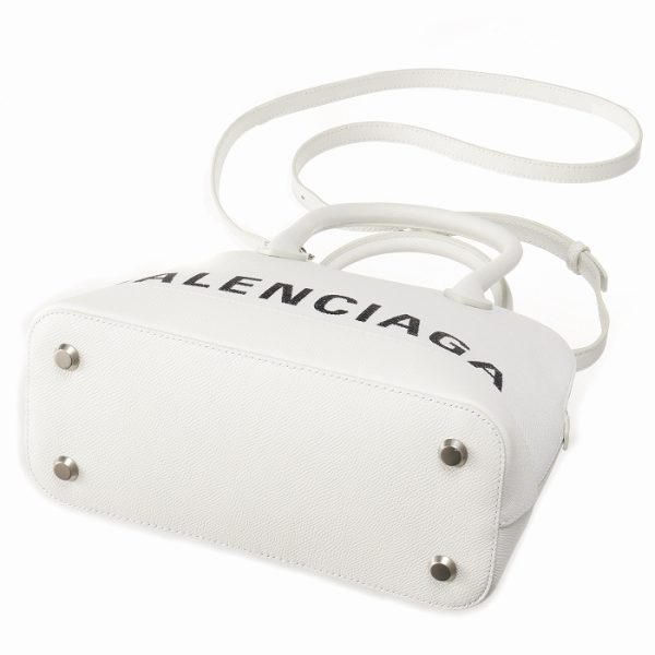 5188730ota39000 3 Balenciaga Ville Top Handle Shoulder Bag White