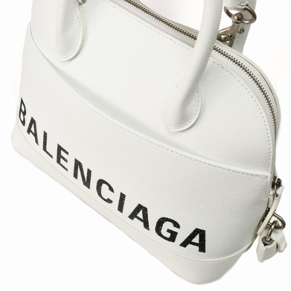 5188730ota39000 6 Balenciaga Ville Top Handle Shoulder Bag White