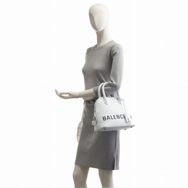 5188730ota39000 8 Balenciaga Ville Top Handle Shoulder Bag White