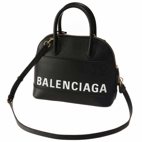 5188730otam1000 2 Balenciaga Ville Top Handle Shoulder Bag Black