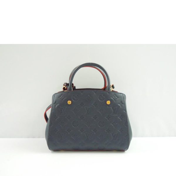 51975 2 Louis Vuitton Montaigne BB Enpriente Marine Rouge Bag Navy