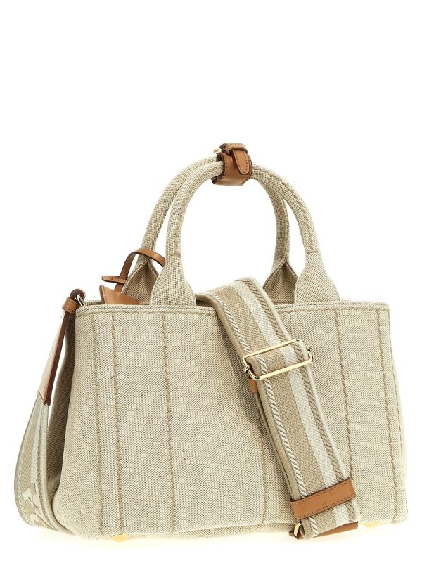 51d6ecad7f0f68f ju 2 PRADA Giardiniera Handbag Leather Beige