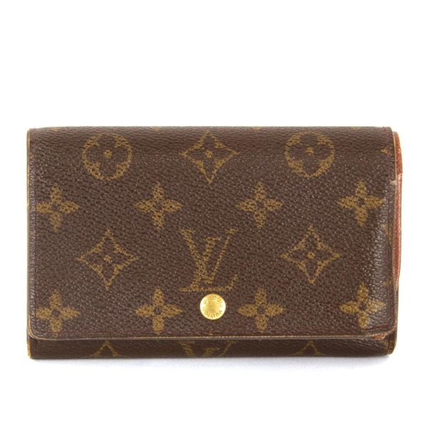 5204231005636p 1 Louis Vuitton L shaped Zipper Wallet Monogram Canvas