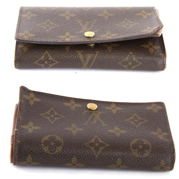 5204231005636p 5 Louis Vuitton L shaped Zipper Wallet Monogram Canvas