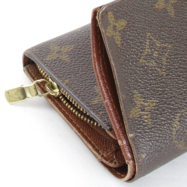 5204231005636p 7 Louis Vuitton L shaped Zipper Wallet Monogram Canvas