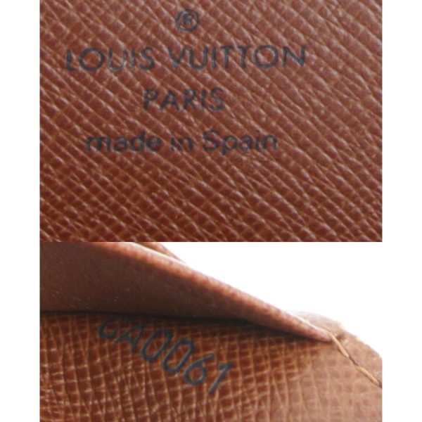 5204231005636p 9 Louis Vuitton L shaped Zipper Wallet Monogram Canvas