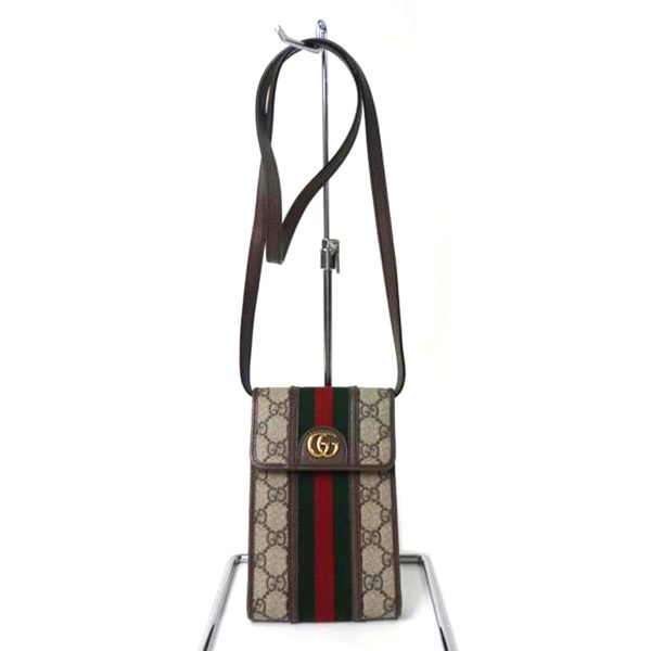 52230 1 Gucci Offdia GG Mini Shoulder Bag Brown