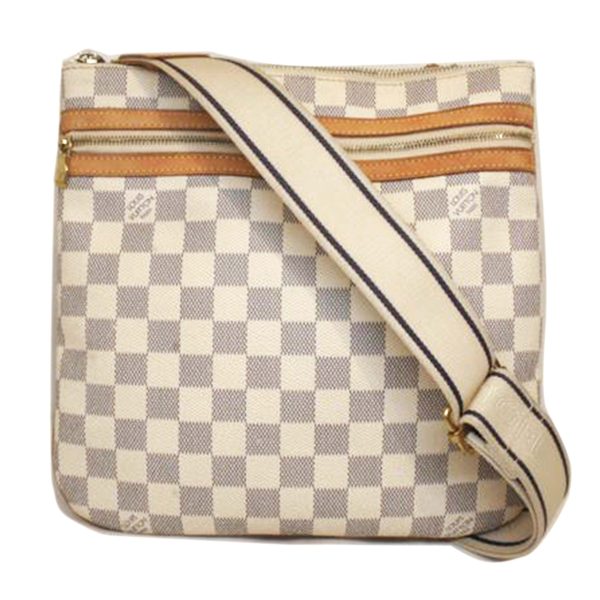 52283 1 Louis Vuitton Pochette Bossfort Azur Bag White