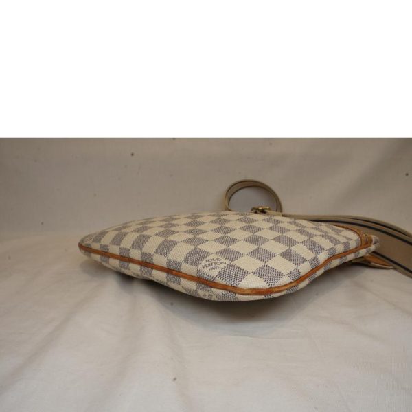 52283 3 Louis Vuitton Pochette Bossfort Azur Bag White