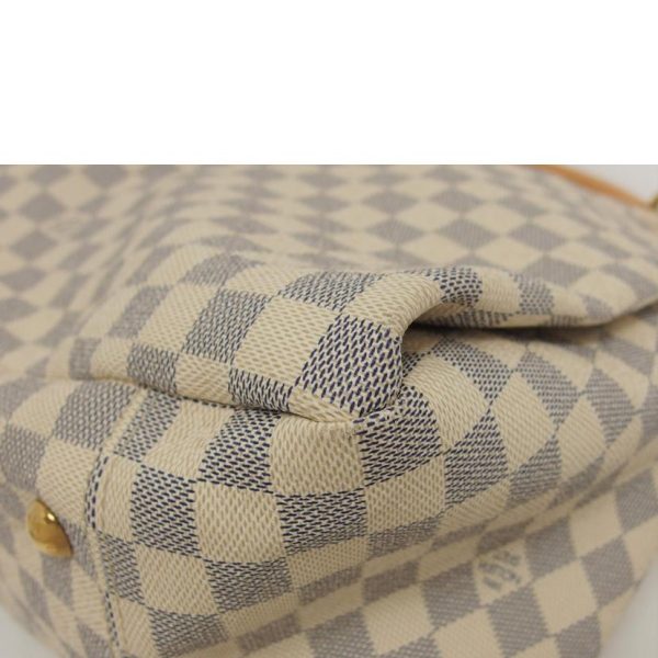 52368 7 Louis Vuitton Artsy Mm Damier Azur Handbag White