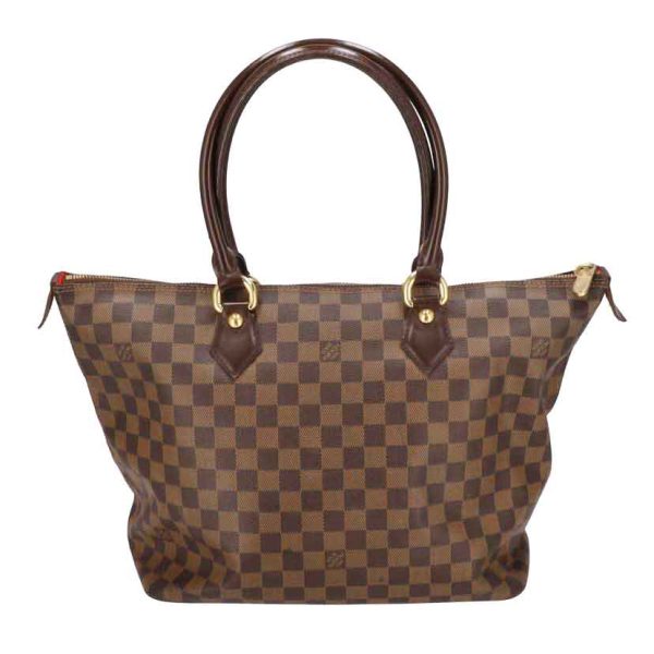 52375 1 Louis Vuitton Saleya MM Damier Bag Brown