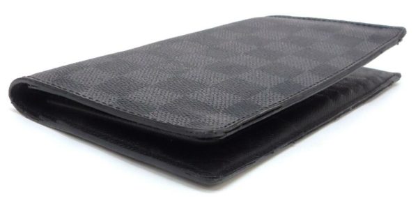 52452 3 Louis Vuitton Long Wallet Portrait Damie Graphite Black