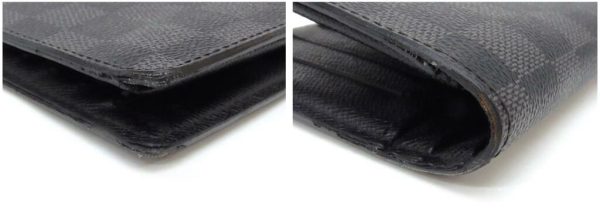 52452 6 Louis Vuitton Long Wallet Portrait Damie Graphite Black