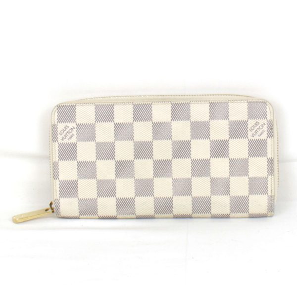 5275220409744a 1 Louis Vuitton Zippy Wallet Damier Long Wallet Damier Azur