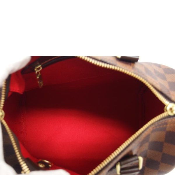 52979 6 Louis Vuitton Speedy Bandouliere 25 Damier Ebene Brown