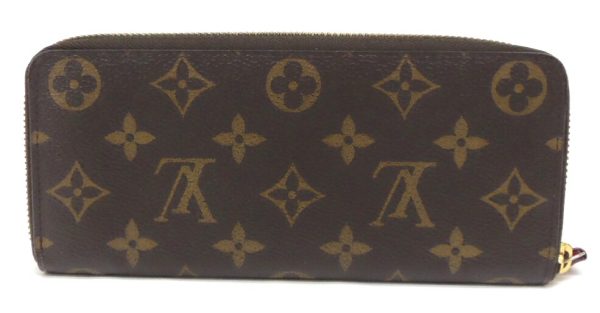 53027 2 Louis Vuitton Long Wallet Portrait Clemence Monogram Brown