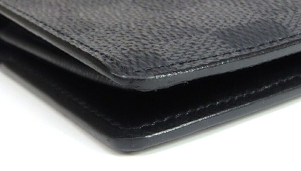 53066 6 Louis Vuitton Long Wallet Graphite Black