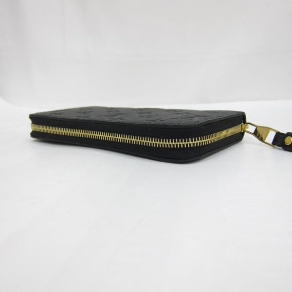 53071 3 Louis Vuitton Zippy Wallet Empreinte Black