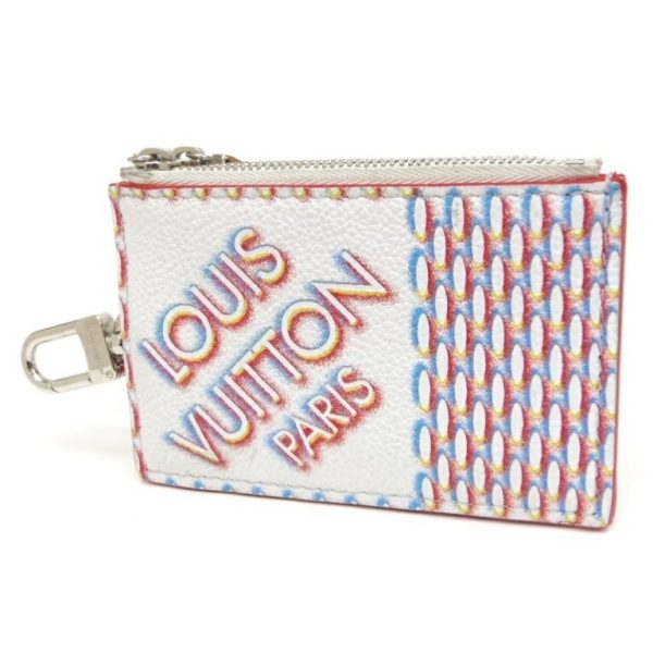 53241 1 Louis Vuitton Double Zip Card Holder Multicolor