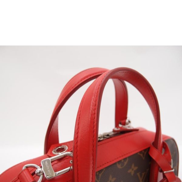 53419 4 Louis Vuitton Dora PM Monogram Coquelicot