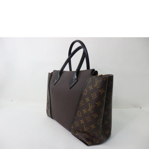 53600 3 Louis Vuitton Tote PM Monogram Chocolate Handbag Brown