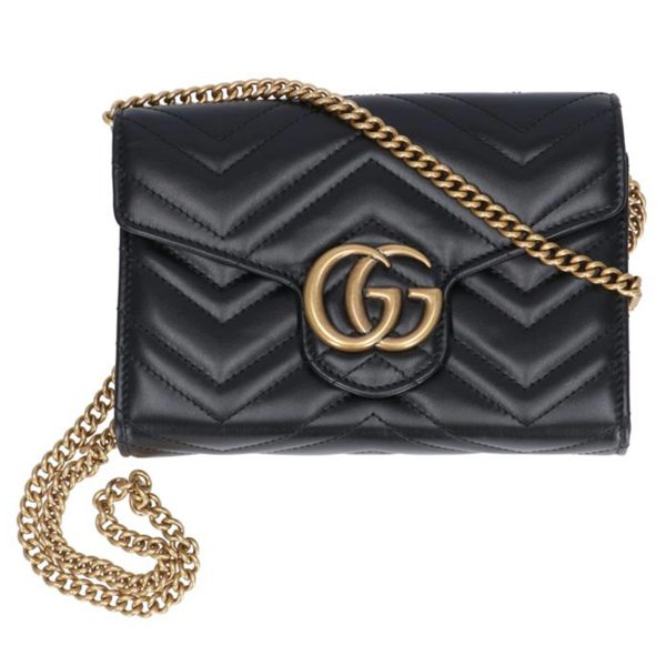 53666 1 Gucci GG Marmont Quilted Mini Bag