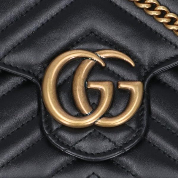 53666 8 Gucci GG Marmont Quilted Mini Bag