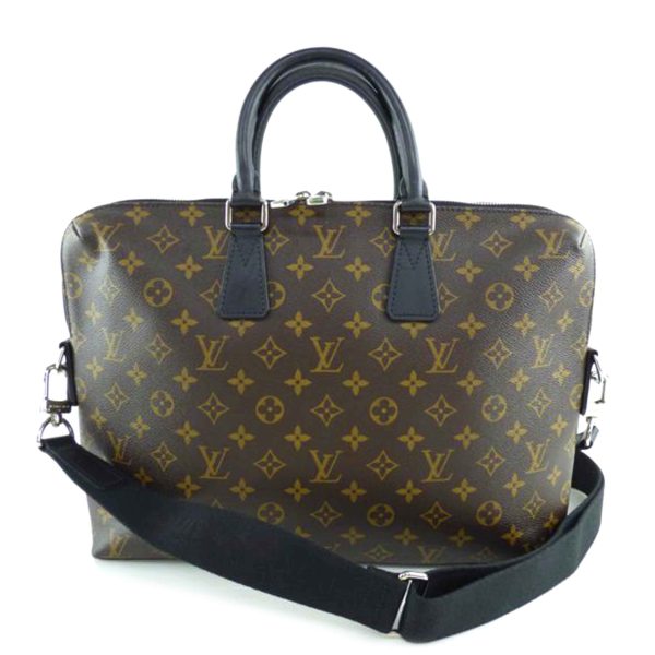 53773 1 Louis Vuitton Porte De Cumandour Monogram Macassar Bag Brown