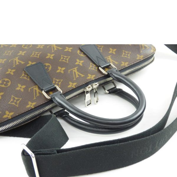 53773 4 Louis Vuitton Porte De Cumandour Monogram Macassar Bag Brown