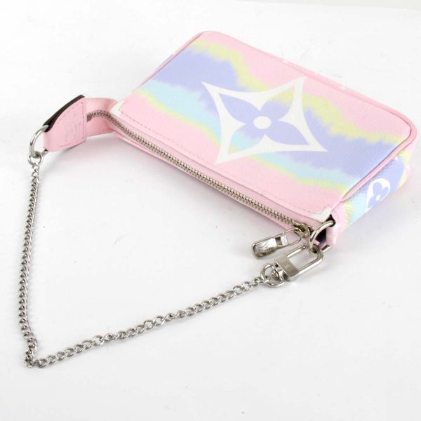 5395231207279t 6 Louis Vuitton Escal Mini Pochette Accessory Pouch PVC Coated Canvas Pastel