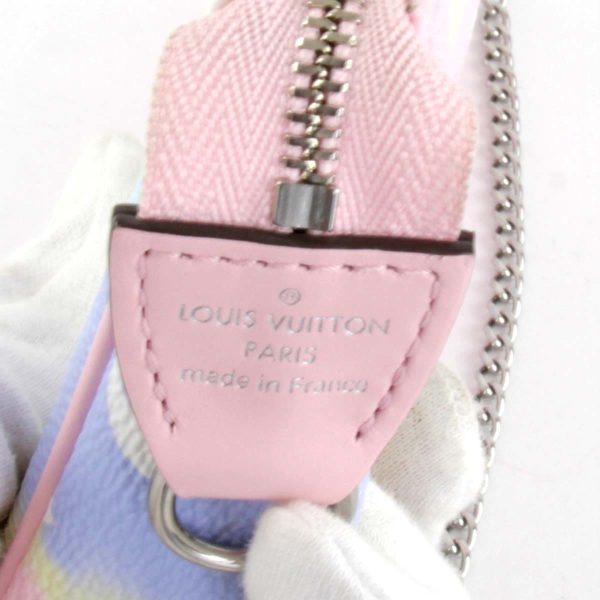 5395231207279t 7 Louis Vuitton Escal Mini Pochette Accessory Pouch PVC Coated Canvas Pastel