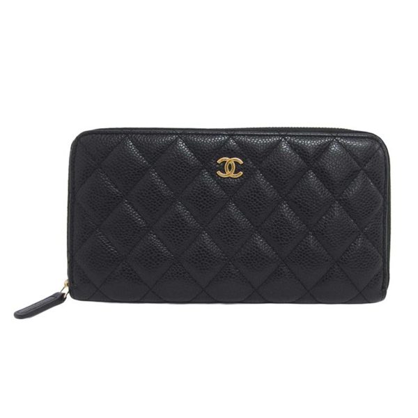 53994 1 Chanel Matelasse Caviar Skin Black