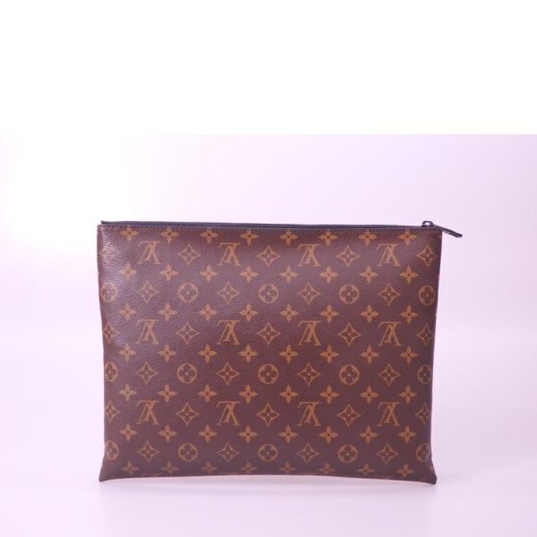 54304 2 Louis Vuitton Solarei Pochette Monogram Bag Brown