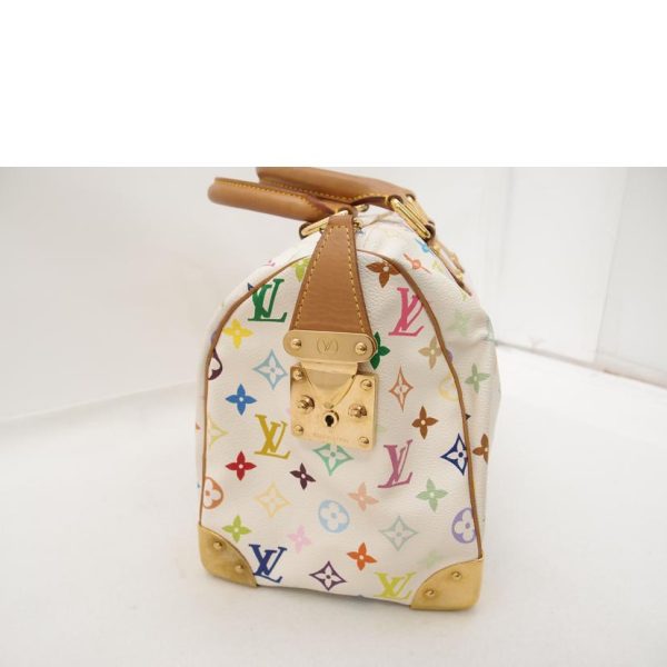 54676 6 Louis Vuitton Speedy Multicolor Bag Bronze