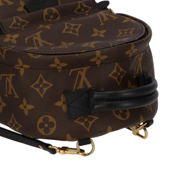 54774 4 Louis Vuitton Palm Sprungs Monogram Backpack Brown