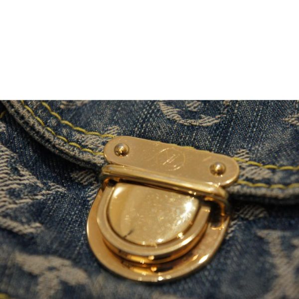 54788 8 Louis Vuitton Neo Speedy Monogram Denim Bag Blue