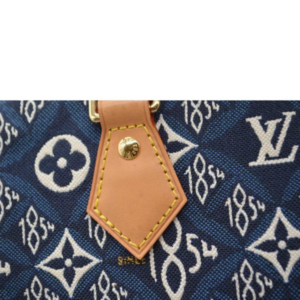 54845 9 Louis Vuitton Speedy 25 Handbag Blue