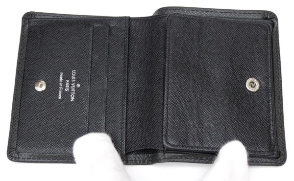 54994 4 Louis Vuitton Bifold Wallet Portobie 3 Carto Credit Black