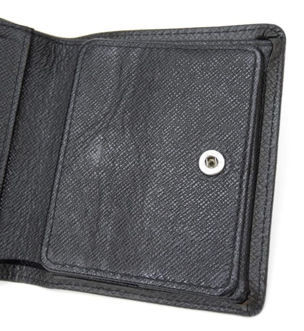 54994 8 Louis Vuitton Bifold Wallet Portobie 3 Carto Credit Black