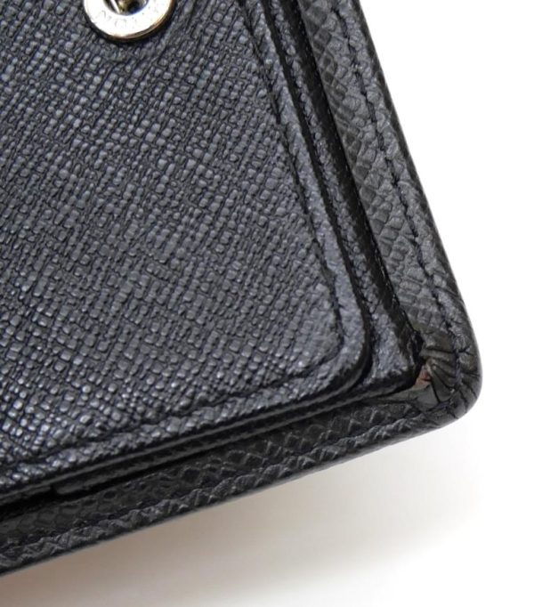 54994 9 Louis Vuitton Bifold Wallet Portobie 3 Carto Credit Black